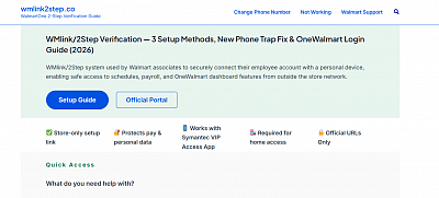 WMlink/2Step Verification