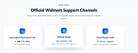 Walmart support Channels